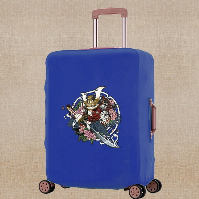 Luggage Cover Elasticity Dust-proof Travel Accessory Covers Apply To 18-32 Inch Suitcase Samurai Print Trolley Protective Case 8samurai019 XL (29-32inch)