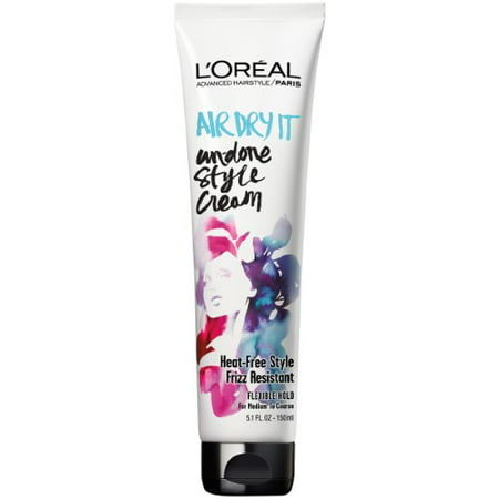 L'Oreal Paris Advanced Hairstyle AIR DRY IT Undone Style Cream - 5.1 oz. (Pack of