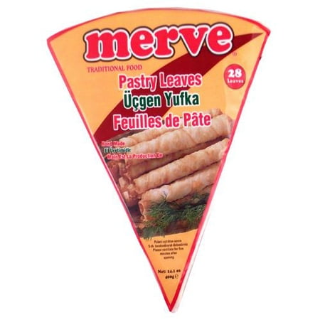 Triangle Cut Center - Merve Triangle Cut Pastry Leaves - 14.1oz