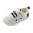 thumbnail image 3 of Yindaity Baby Girls Boys Canvas Shoes Soft Sole Casual Sneakers Blue,3, 3 of 5