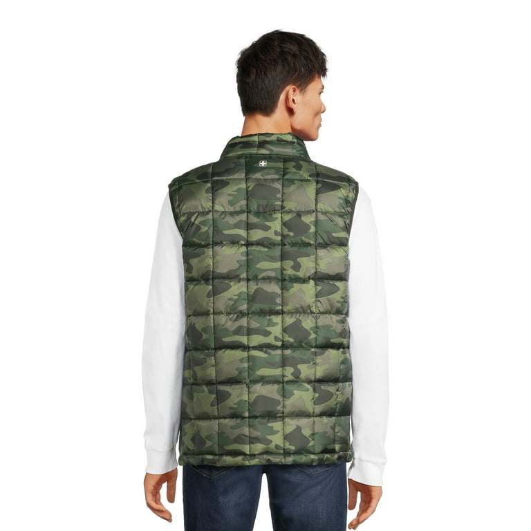 Mens camo hotsell puffer vest
