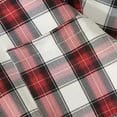 thumbnail image 3 of WREESH Men's Button Down Shirts Classic Plaid Short Sleeve with Turn-Down Collar and Pockets for Everyday Casual Wear Red, 3 of 9