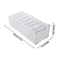thumbnail image 4 of Wardrobe Clothes Organizer Foldable Drawer Clothes Compartment Storage Box for Bedroom Dorm Room, 4 of 6