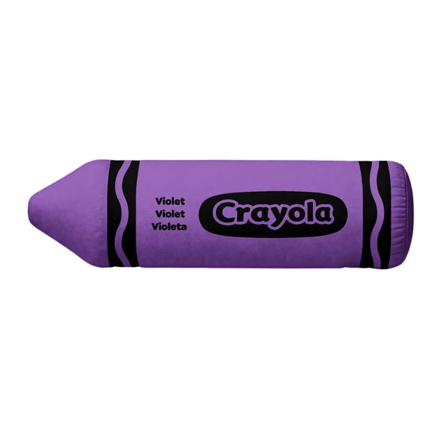 Cojín decorativo Crayola Crayon 80 cm x 23 cm morado