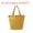 Yellow, variant on Canvas Tote Bag with Handle Small Reusable Handbag Shopping Bags Yellow