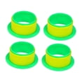 thumbnail image 2 of GUOOL 4 Pcs Distributeur de Film Étirable Distributeur de Film Rétractable Poignées de Palette Compactes Protectrices Poignée de Film Rétractable pour Bureau Maison Vert Jaune, 2 of 9