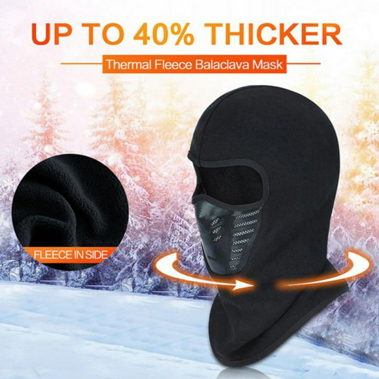 Omenex Balaclava Half Face Mask Windproof Men Women for Skiing Snowboarding Motorcycling Winter Outdoor Sports Highly Breathable (Half-Face)