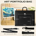 thumbnail image 2 of Bolsa Art Portfolio JusArt JusArt 24 x 36 cm con correa para hombro, 2 of 9