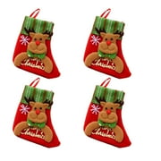 TELOLY Stockings,Brings Surprise to Family and Friends Christmas Stocking,Holiday Gift Bag Christmas Decoration,Letter Cards 16*13cm