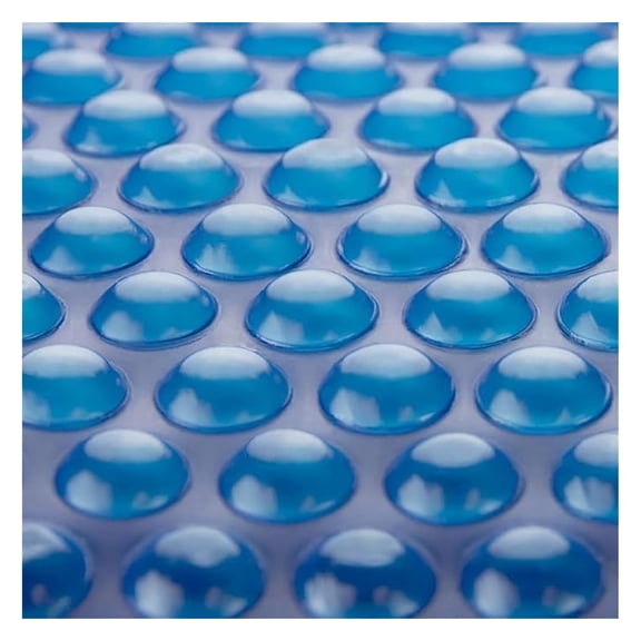 Blue 14 ft Round Pool Solar Cover | 800 Series | Heat Retaining Solar Blanket | for Heating Inground & Above Ground Swimming Pools | Includes 6 Heavy-Duty Grommets