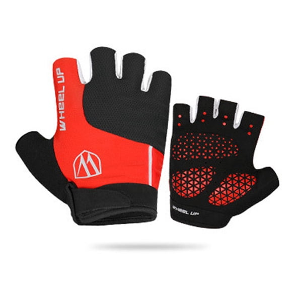 Amdohai Gants de Sport à Demi-Doigt pour l'Été, Protection Solaire, à Remonter, Vélo, Absorption des Chocs, Antidérapants, Gants de Mise en Forme