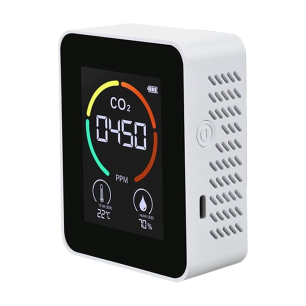 Riwesomey Probador de Sensor de humedad con rendimiento de trabajo estable, detección en tiempo Real para plantas, medidor Digital Medidores de medidas dimensionales blanco