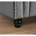 thumbnail image 6 of RN Furnishings modern sofa Loveseat velvet fabric Living room furniture Set-Gray, 6 of 6