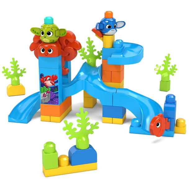 Mega Bloks Peek A Blocks Underwater Adventure with Big Building Blocks