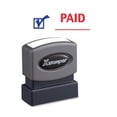 thumbnail image 1 of Shachihata Inc XST2024 Paid Ink Stamp- .5 in. x 1.63 in.- Blue-Red Ink, 1 of 4