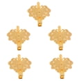 thumbnail image 1 of 5 Pinzas para el pelo con forma de flor de mariposa Vintage Hugo A Buttefly Oro, 1 of 8