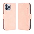 thumbnail image 1 of Case for iPhone 13 Pro Max Cover Adjustable Detachable Card Holder Magnetic closure Leather Wallet Case - Pink, 1 of 5