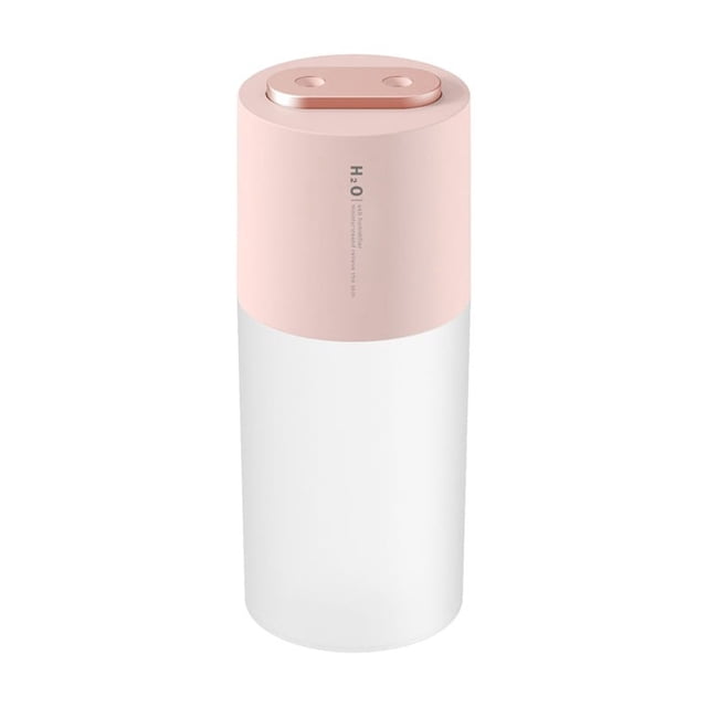 Humidificador inalámbrico portátil creativo, humidificador de aire con doble pulverización para escritorio de oficina, humidificador de aire con carga de niebla eléctrico