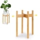 thumbnail image 1 of Soporte para plantas alto ajustable Fox & Fern para interiores: soporte para plantas de bambú premium de mediados de siglo de 8 a 12 pulgadas con ancho ajustable; Diseño enchufable; Fácil de montar; D, 1 of 1