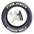 thumbnail image 2 of Tire Stickers Falken with Red Dash Permanent Tire Lettering Kit USA Made with Glue - Custom Sizing/Colors - (Pack of 8), 2 of 4