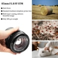 thumbnail image 5 of Meike 85mm F1.8 f/1.8 STM E-Mount Full Frame Large Aperture Auto Focus Lens forSony E-Mount Cameras A7R A74 A7R4 A7C A7III A7RII A7RIII A7SIII A7SII A9 A6600 A6500 A6400 A6300 A6100 A6000, 5 of 9