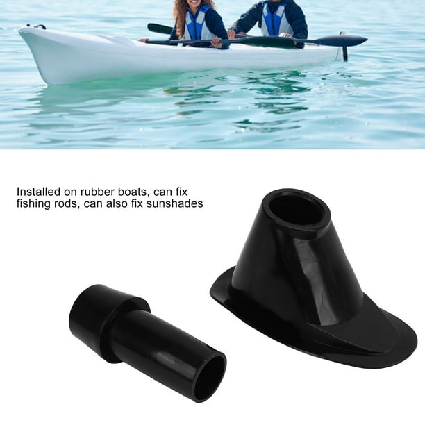 Boat Fishing Pole Holder, Plastic Easy To Use Lightweight Inflatable Boat  Fishing Rod Holder For Kayak