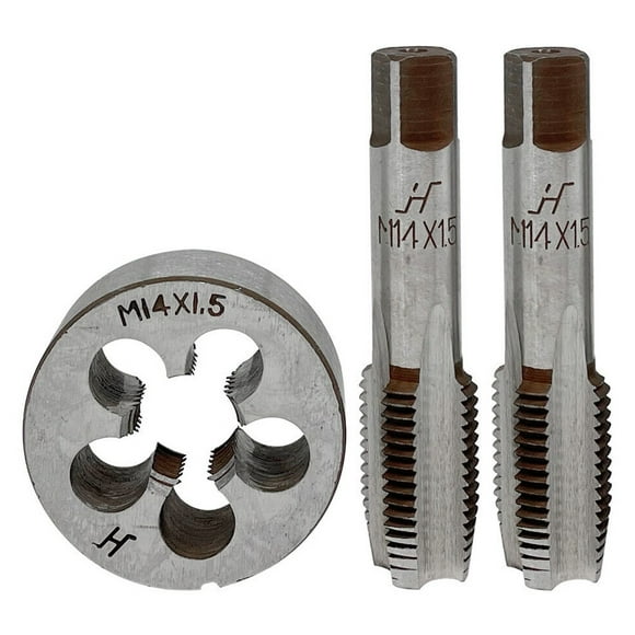 HSS M14 x 1.5mm Cône et Prise & M14 x 1.5mm Die Filetage Métrique Main Droite