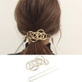 thumbnail image 1 of Horquillas para el cabello, joyería para el cabello, pasador para el cabello, regalo para mujer, diseño calado plegable, 1 of 5