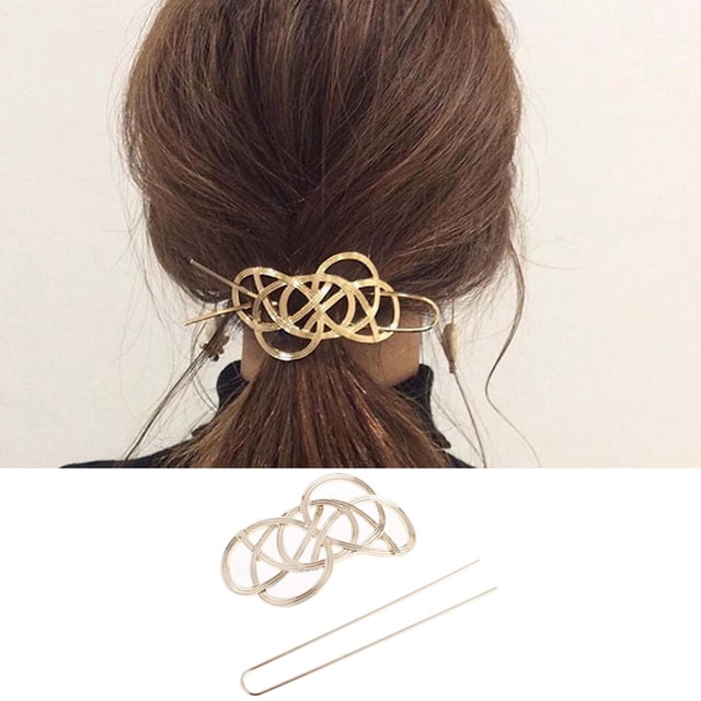 Horquillas para el cabello, joyería para el cabello, pasador para el cabello, regalo para mujer, diseño calado plegable