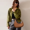 thumbnail image 2 of Bolso de hombro Keyli Polene Bolsos a la moda de cuero vegano marrón, 2 of 6