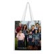 thumbnail image 1 of Modern Family Bolso de tela con estampado de lienzo para mujer, bolsa de compras reutilizable y estética, con cremallera interior, regalo para mujer,40*45cm., 1 of 6