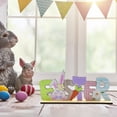 thumbnail image 4 of Wooden Centerpiece Signs,2Pcs Easter Table Decorations Easter Bunny Ornament Easter Table Decorations Professional Grade, 4 of 12