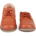 thumbnail image 2 of Toddler Boys Girls Dress Shoes Kids Classic Perforated Flats, 2 of 7