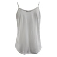 thumbnail image 2 of Women’s Plus Size Casual Solid Cami Basic Camisole Adjustable Straps Tank Top Snow 2X (16042), 2 of 3