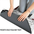 thumbnail image 3 of Scribble Dogs Hot Yoga Mat Towel Non Slip for Hot Yoga - Quick-Drying Yoga Mat Cover with 4 Corner Pockets with Travel Bag - Hot Yoga Towel Non Slip Grip Moisture Wicking Sweat 70"x26", 3 of 6