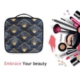 thumbnail image 6 of FORMRS Travel Makeup Bag Large Capacity Train Case Cosmetic Organizer with Adjustable Dividers, Elegance Art Pattern, 6 of 8