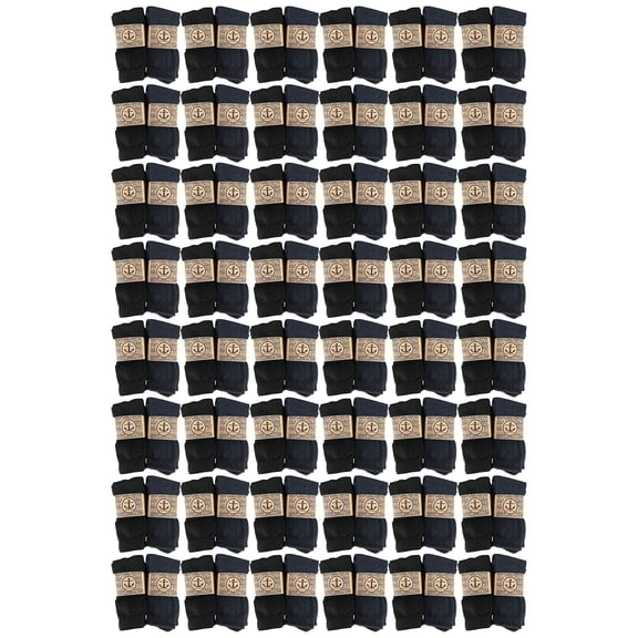 Yacht & Smith 48 Pairs of Mens and Womens Thermal Winter Socks, Warm Cold Resistant Bulk Pack