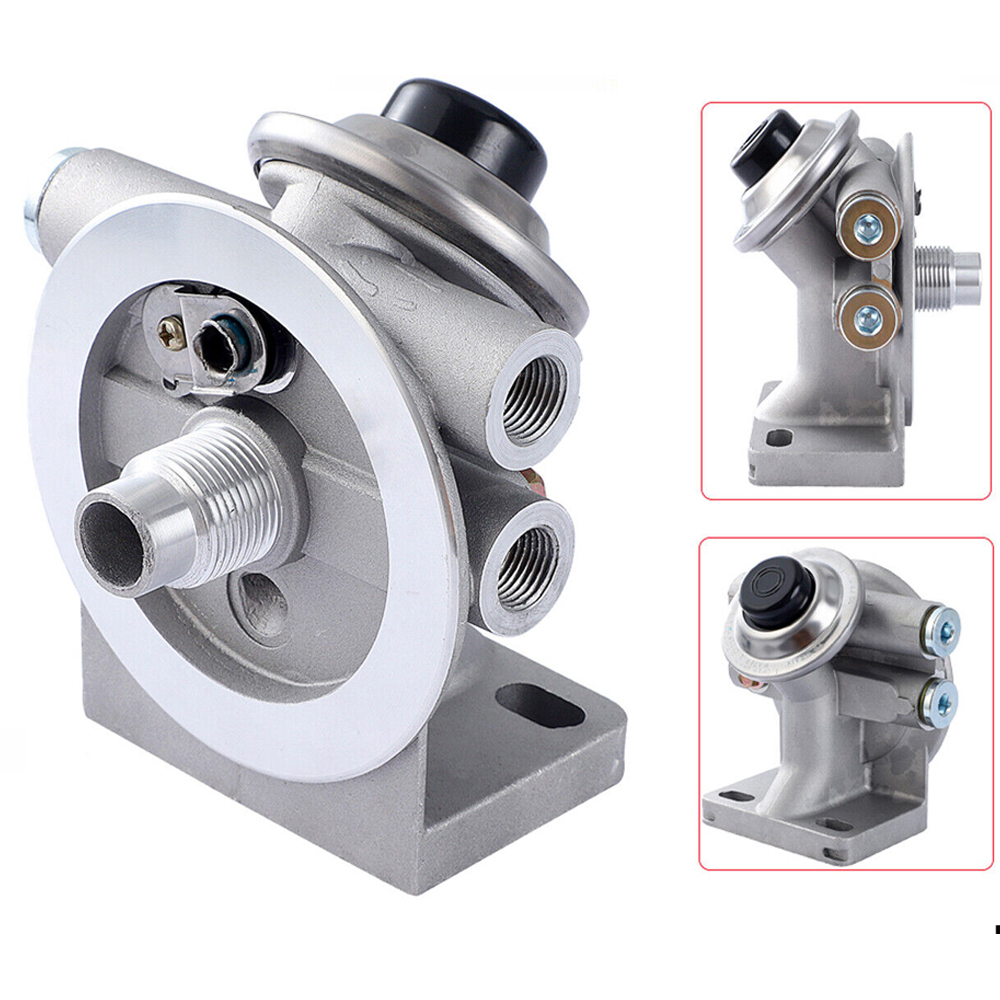 Diesel Fuel Filter Mounting Base M16X1.5MM Hand Priming Pump 114" Spin