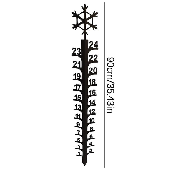 hengsof Snowman Measuring Snow Thickness Measuring Snow Gauge Metal Crafts Essential Tools for Life