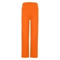 thumbnail image 4 of CQONEPT Womens Yoga Pants High Waist Bell Bottom Tummy Control Leggings Skinny Workouts Fall Fashion Outdoor Pant Orange L, 4 of 7