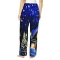 thumbnail image 3 of Balery Christmas Night print Women's Pajama Pants,Ultra Lightweight Pjs,Lounge Pant-XX-Large, 3 of 9
