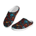 thumbnail image 2 of Lsque Doodle Barbeque Pattern Womens Comfort Cotton on Scuff With Memory Foam and Anti-skid Sole Slipper-37/38, 2 of 7
