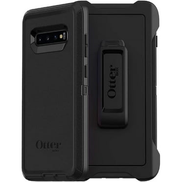 OtterBox Defender Series Screenless Edition Case for Samsung Galaxy S10  Only - Holster Clip Included - Non-Retail Packaging - Black