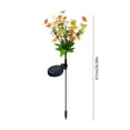 thumbnail image 4 of Solar Garden Stake Lights, 2 Pack LED Daisy Flower Decorative Lights Outdoor Waterproof Solar Powered Landscape Lights for Yard, Patio, Walkway, Pathway, 4 of 6