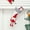 White, variant on Infidev Red Christmas Stocking, Xmas Gift Bag with Hanging Rope, Non-woven Material, Machine Embroidery, Candy Pocket for Kids, Home Decoration