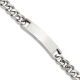 thumbnail image 3 of Chisel Stainless Steel Polished Curb Link 8.5 inch ID Bracelet, 3 of 4