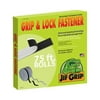 Jifram Extrusions, Inc. 14000107 Jif Grip 1 inch X 75 ft. Black Hook & Loop Fastener with permanent adhesive back