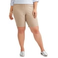 thumbnail image 4 of Women's Plus Stretch Woven Bermuda Short, 4 of 5