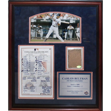 Carlos Beltran Game-Used Dirt Collage
