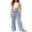 /v231Blue547, variant on Child Pants Breathable Straight Leg Pants Kids Comfortable Casual Summer Trousers With Elastic Waist For Girls Boys Leisure Solid Color Bottoms